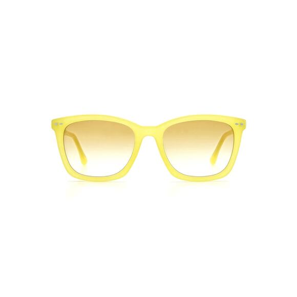 New Isabel Marant 55mm Square-Frame Tinted Sunglasses in Yellow main image 9
